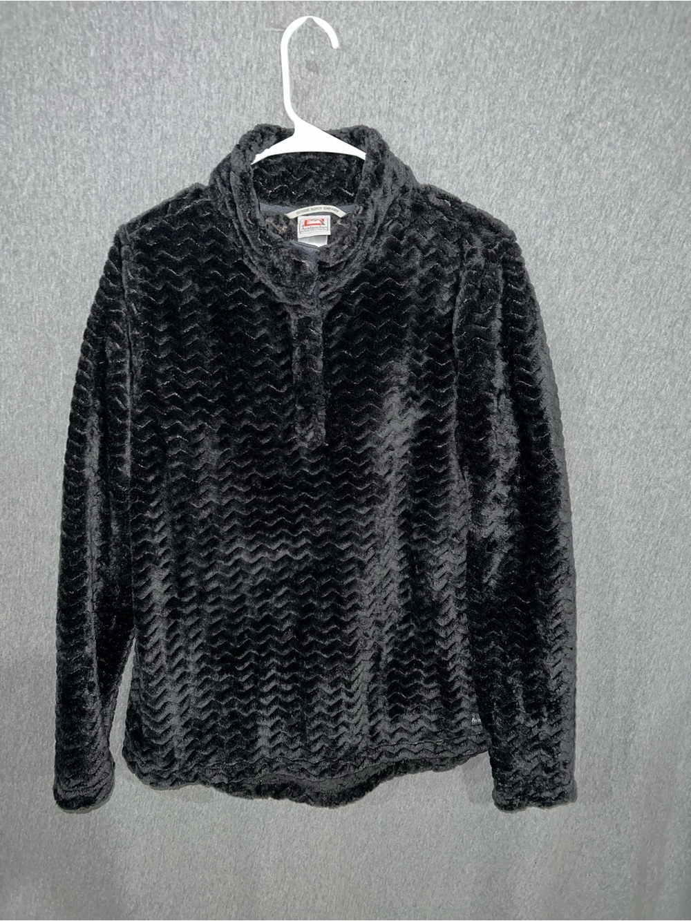 Avalanche Black Plush Teddy Jacket
